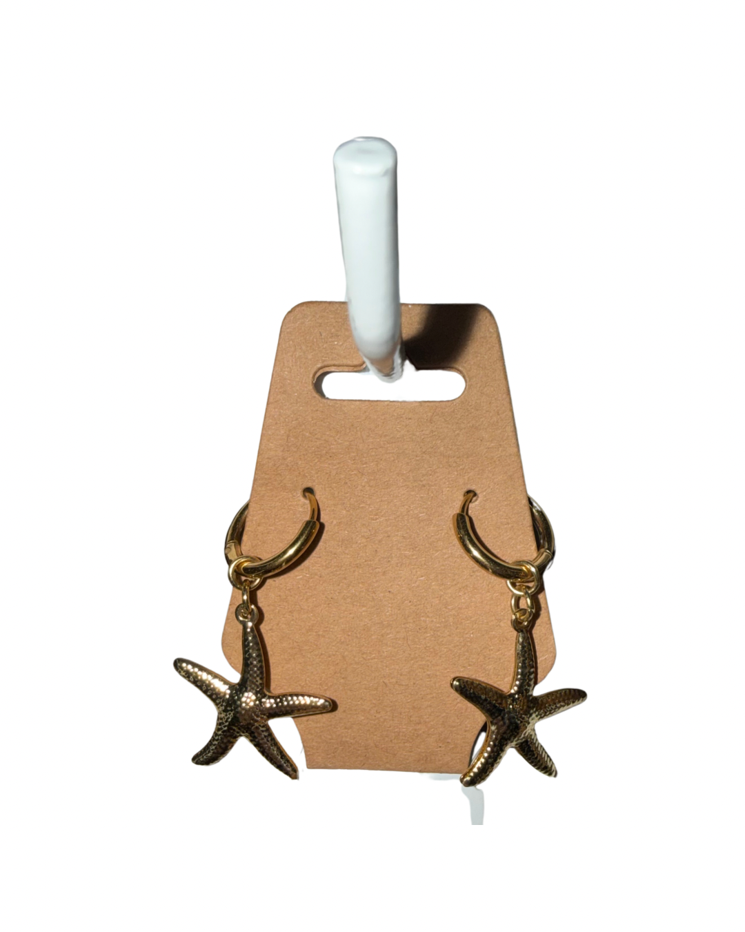 Starfish Huggie Hoop